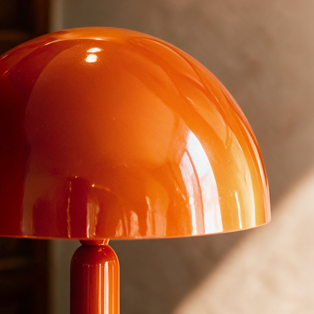 Abat-jour zoom orange glossy Romy – Maison Pavane