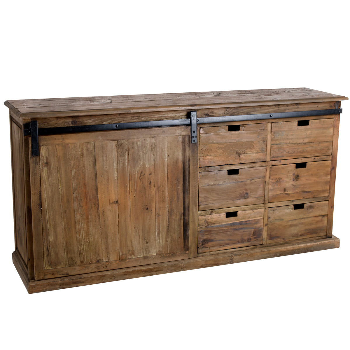 achat buffet en bois imposant brut