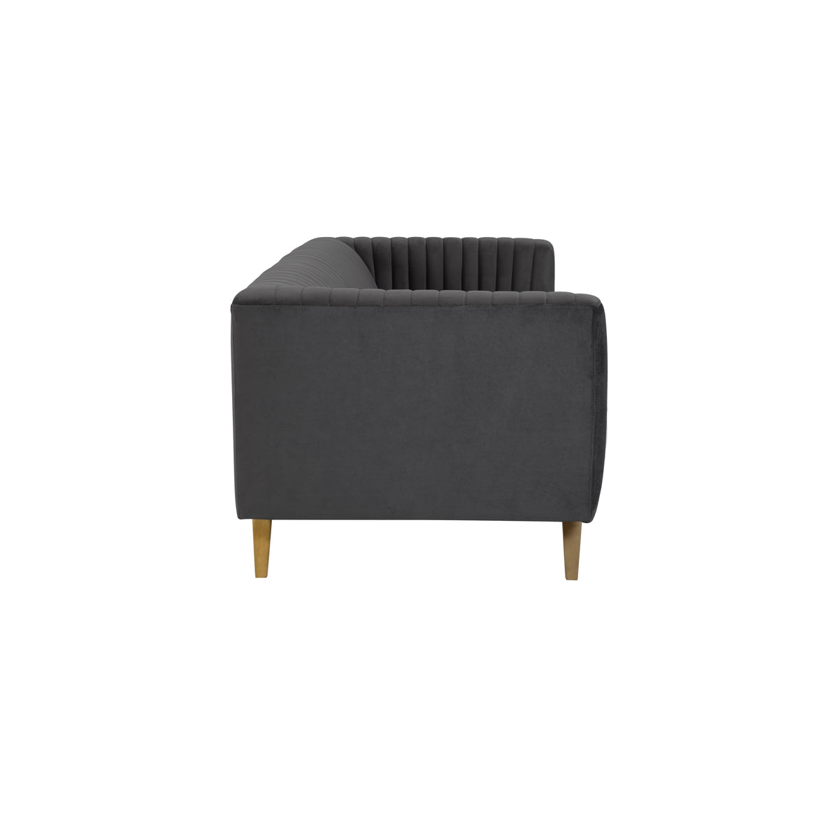 achat canape confortable gris fonce en velours