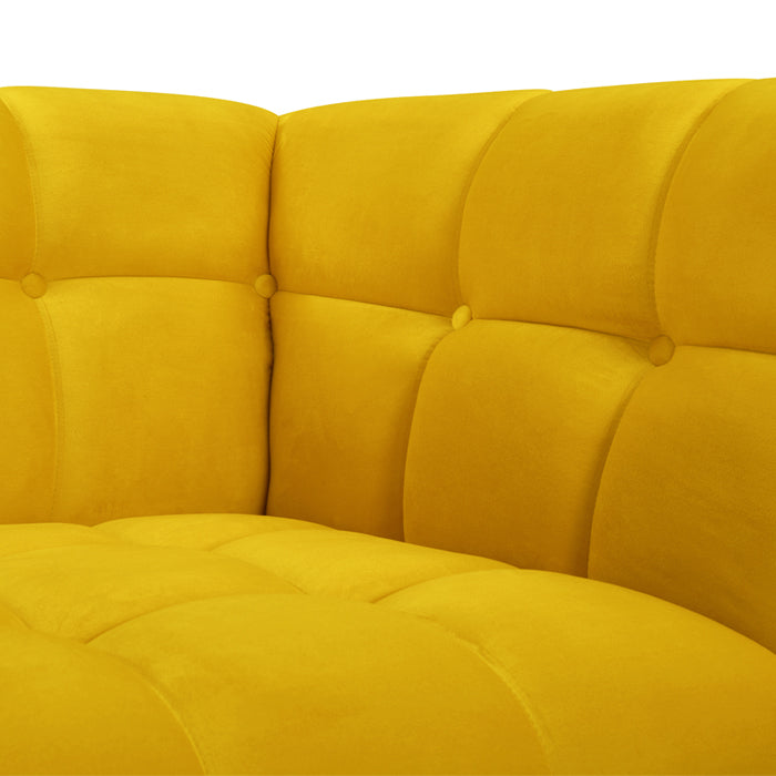 achat canape confortable jaune