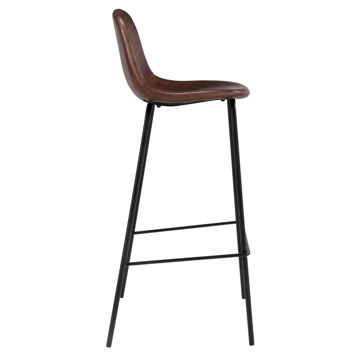 achat chaise de bar confortable vintage marron