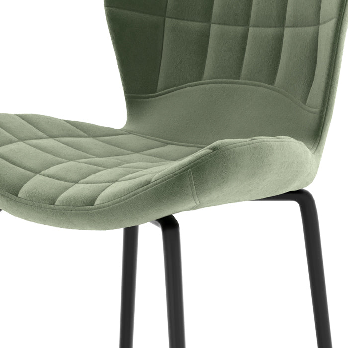 acquisto sedia da bar design set di 2 verde