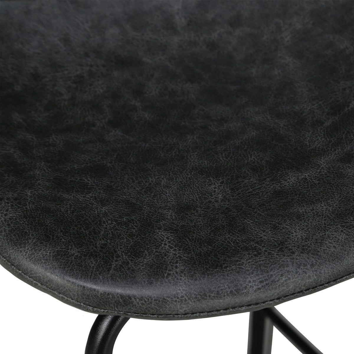 achat chaise de bar noir simili cuir