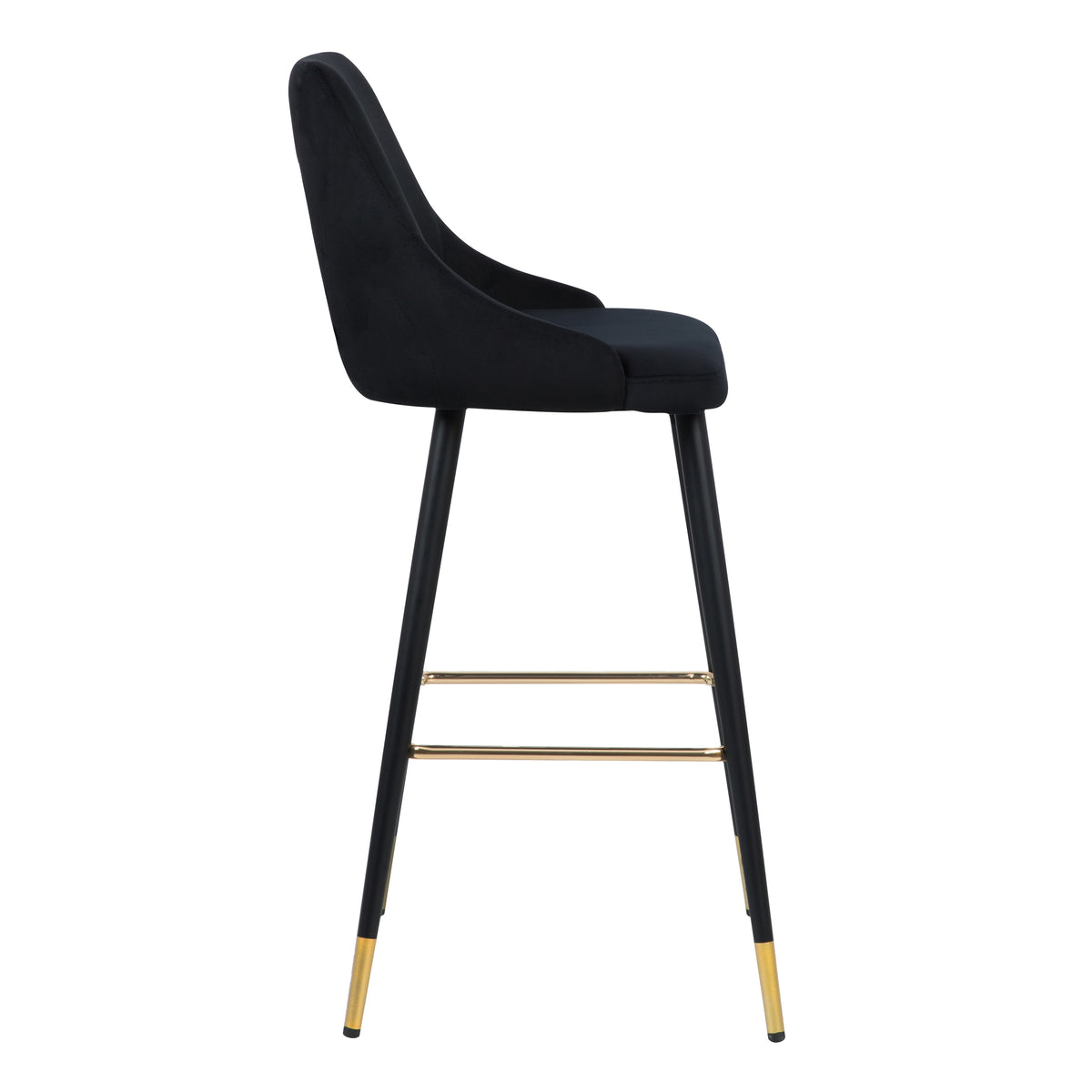 achat chaise de bar style art deco noire