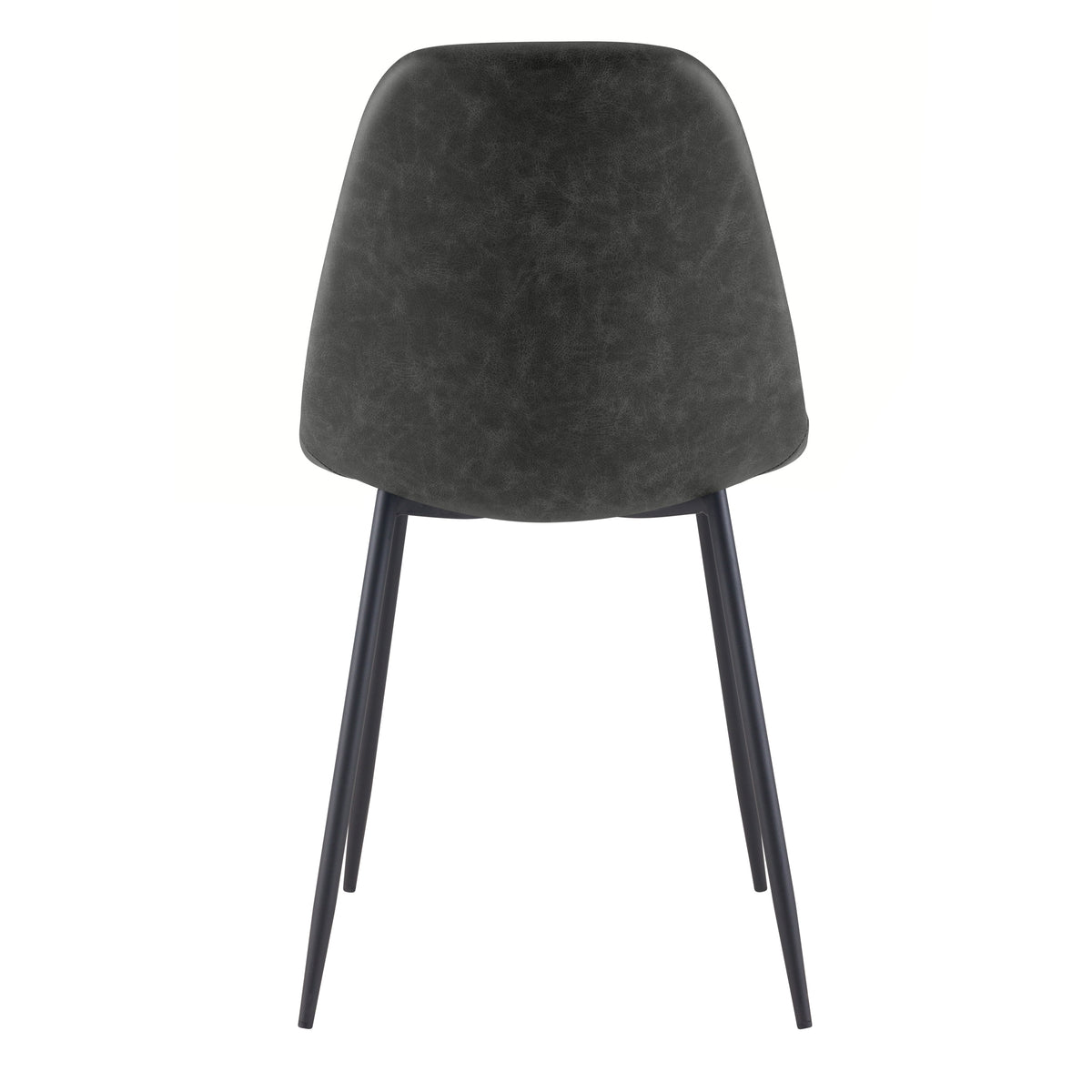 achat chaise en cuir synthetique noir