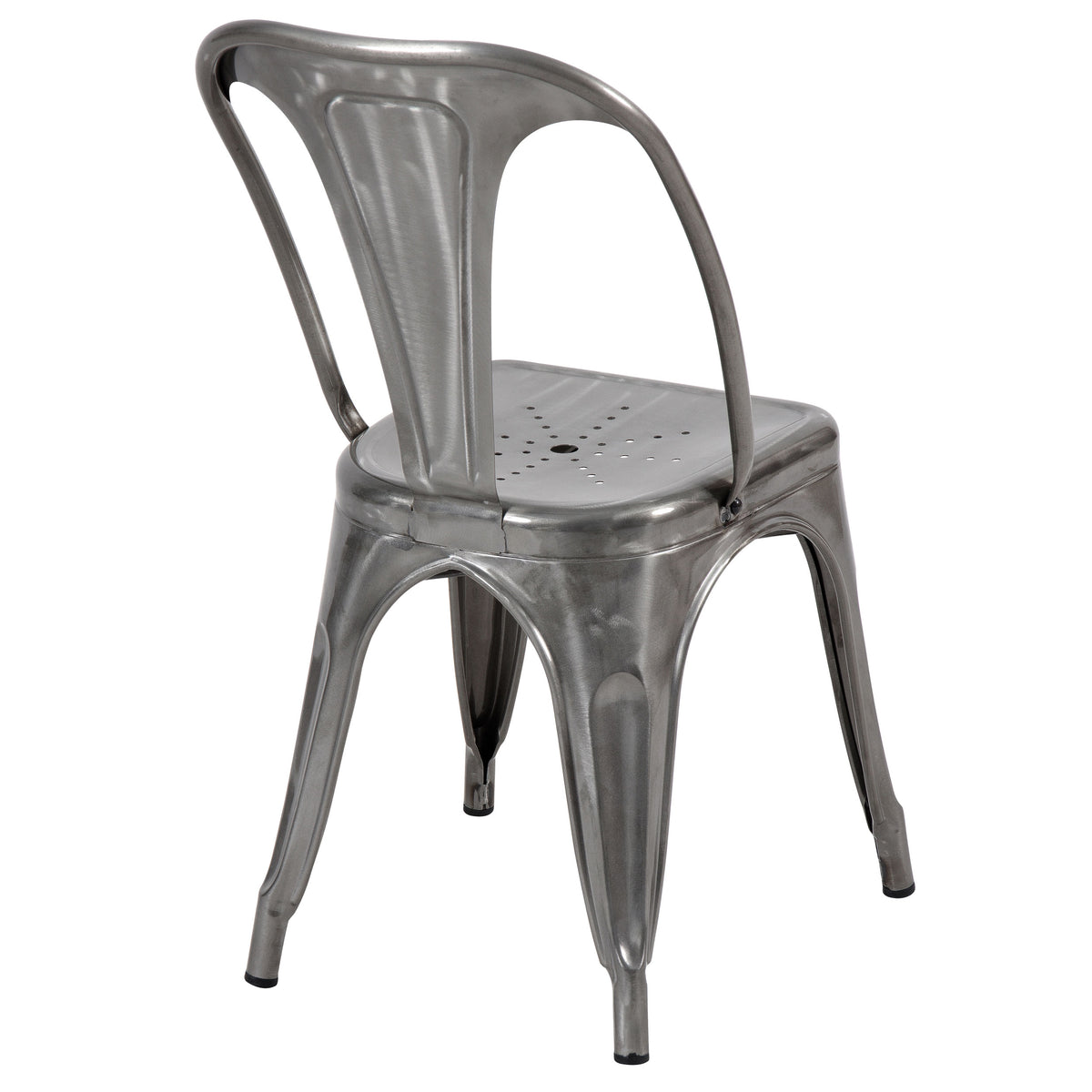 acquisto sedia grigio cromo set di 2
