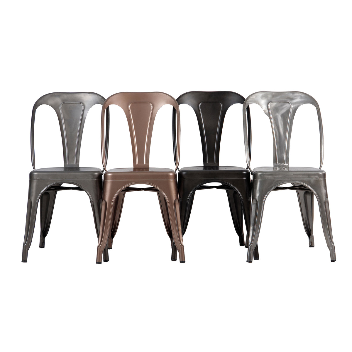 acquisto sedia industriale grigio cromo