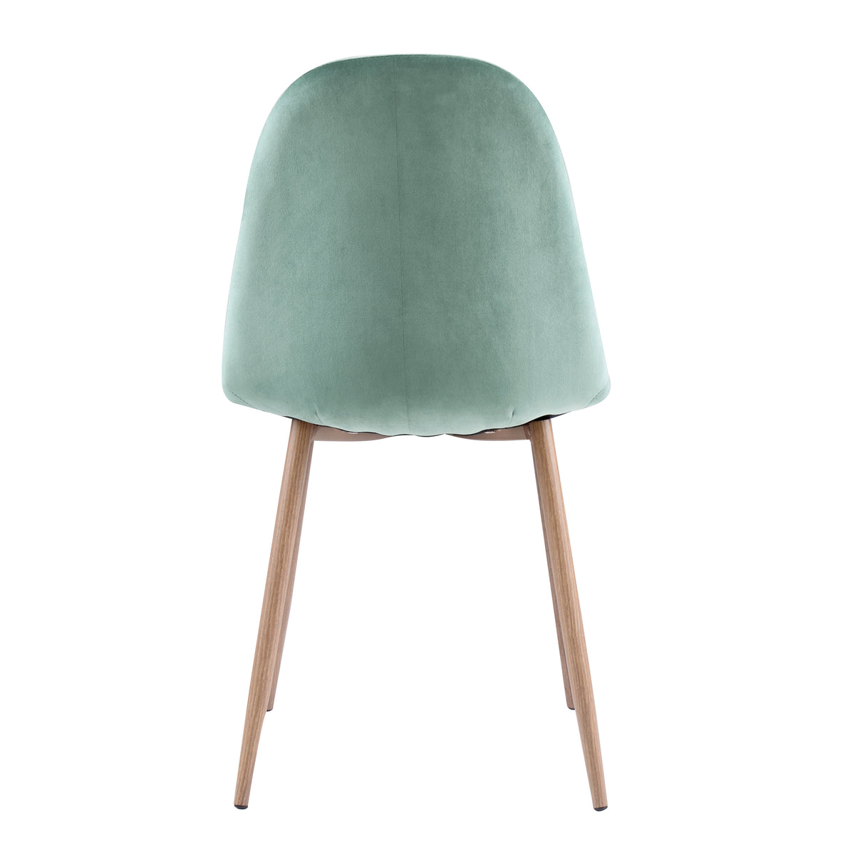 achat chaise lot de 2 velours vert d eau