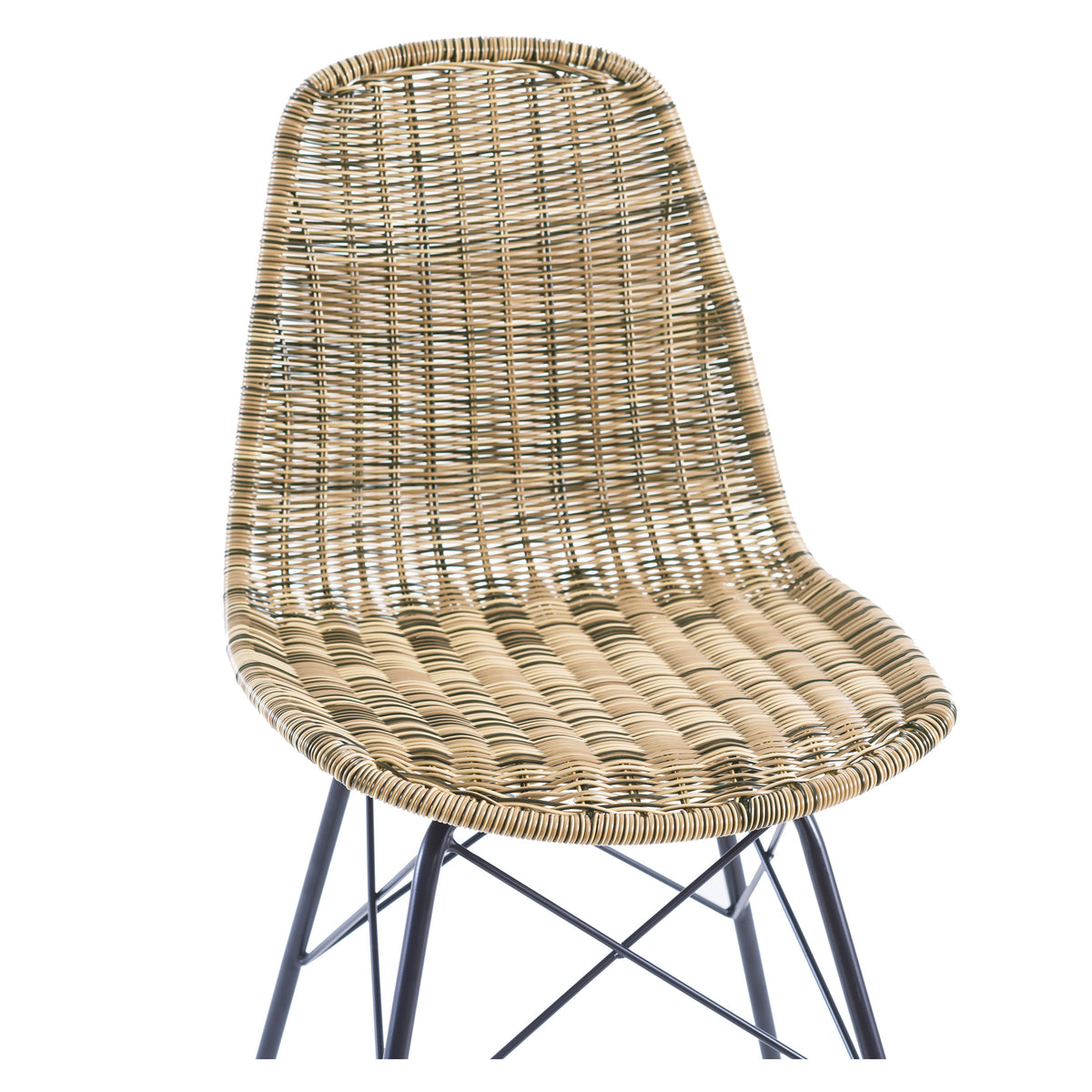 achat chaise naturelle resine lot de 2