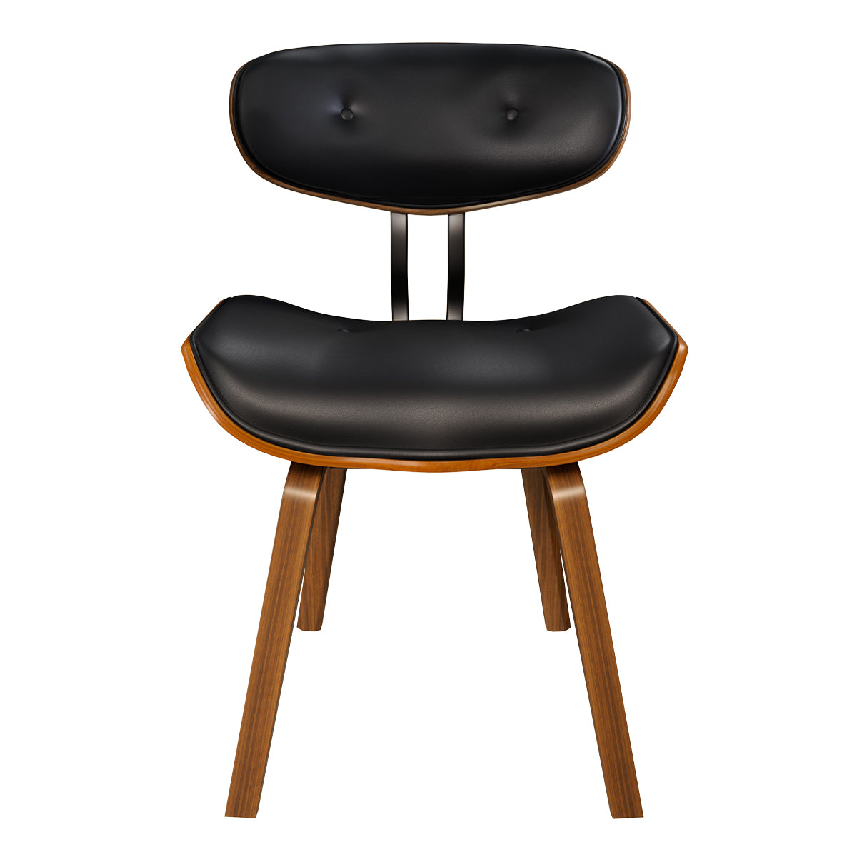 achat chaise noir et pied en bois plie