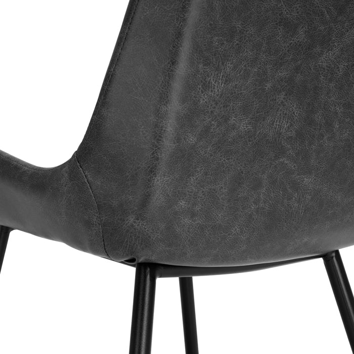acquisto sedia grigio scuro lavato