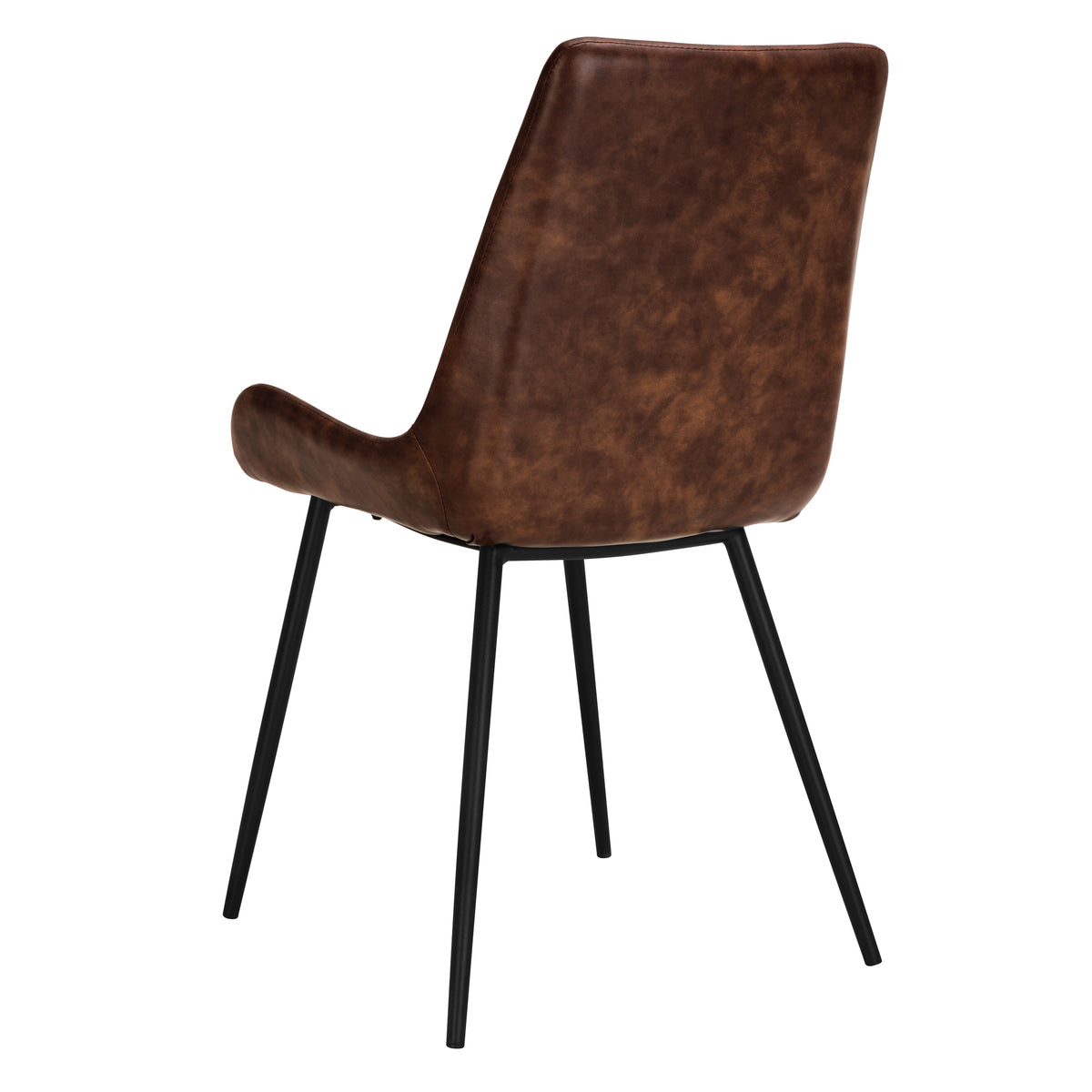 achat chaise simili cuir marron
