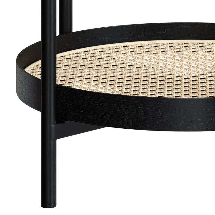 achat de table basse  en cannage