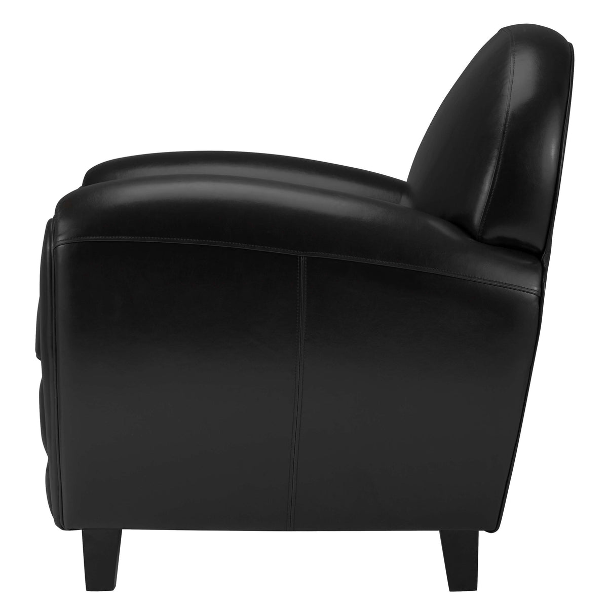 achat fauteuil confortable noir 1 place