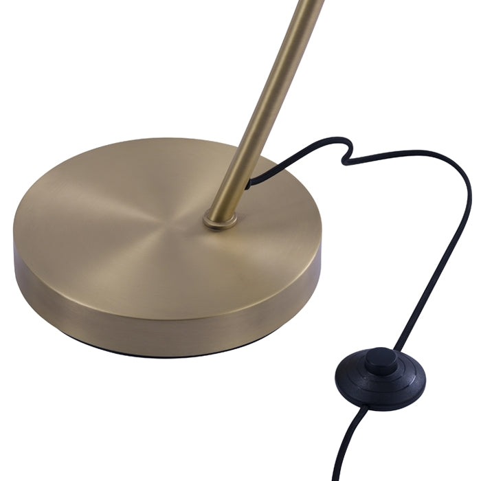 achat lampadaire design dore en metal