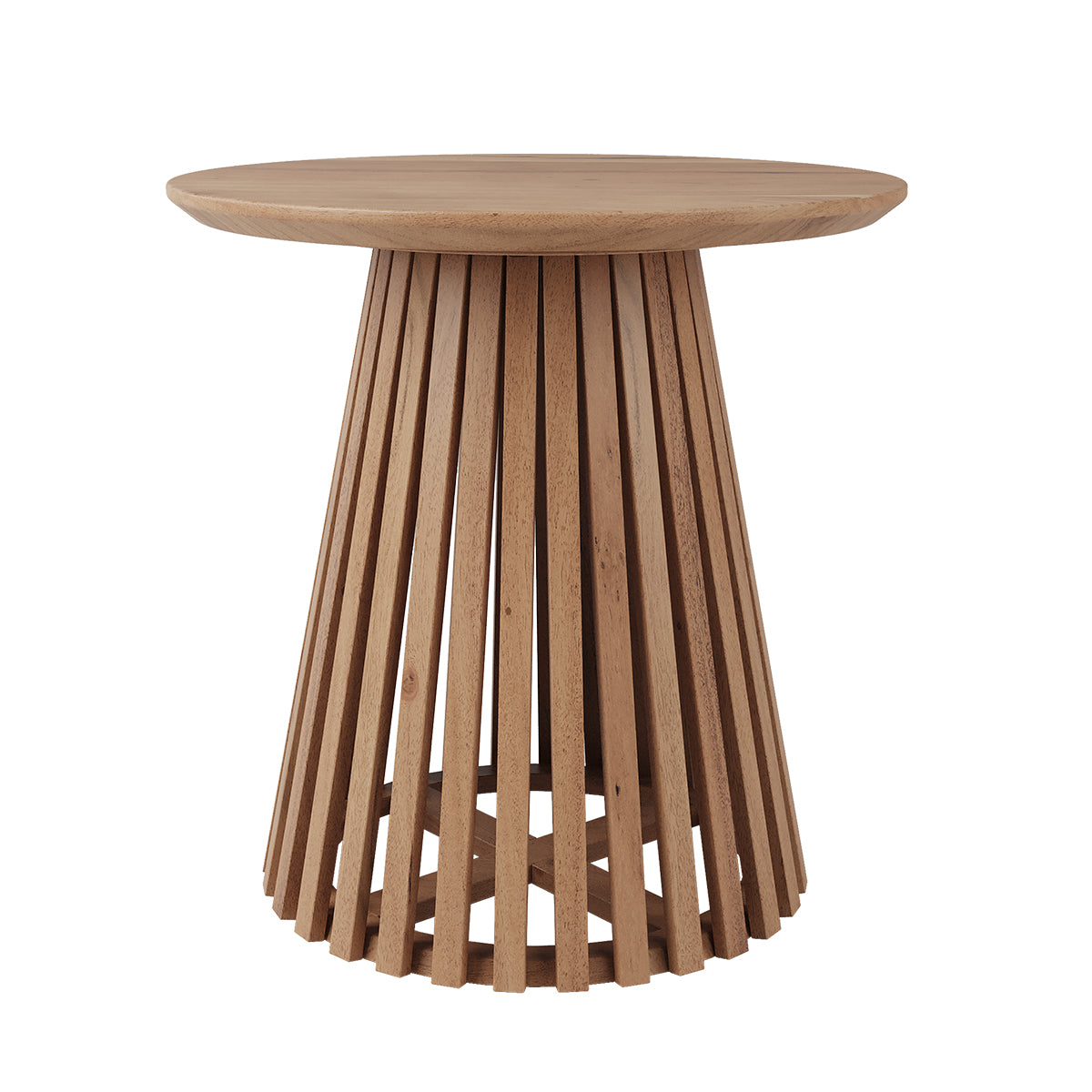 achat table d appoint ronde en bois acacia