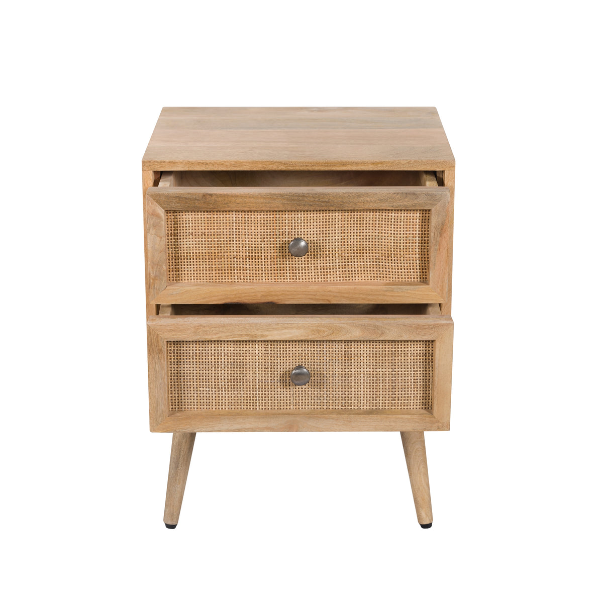 achat table de chevet ethnique-en-bois