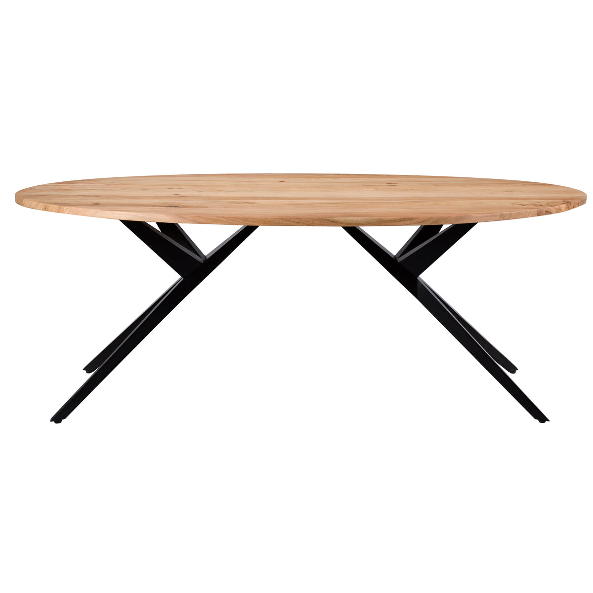 achat table de repas ovale plateau bois