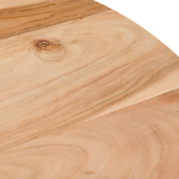 achat table en acacia ronde design