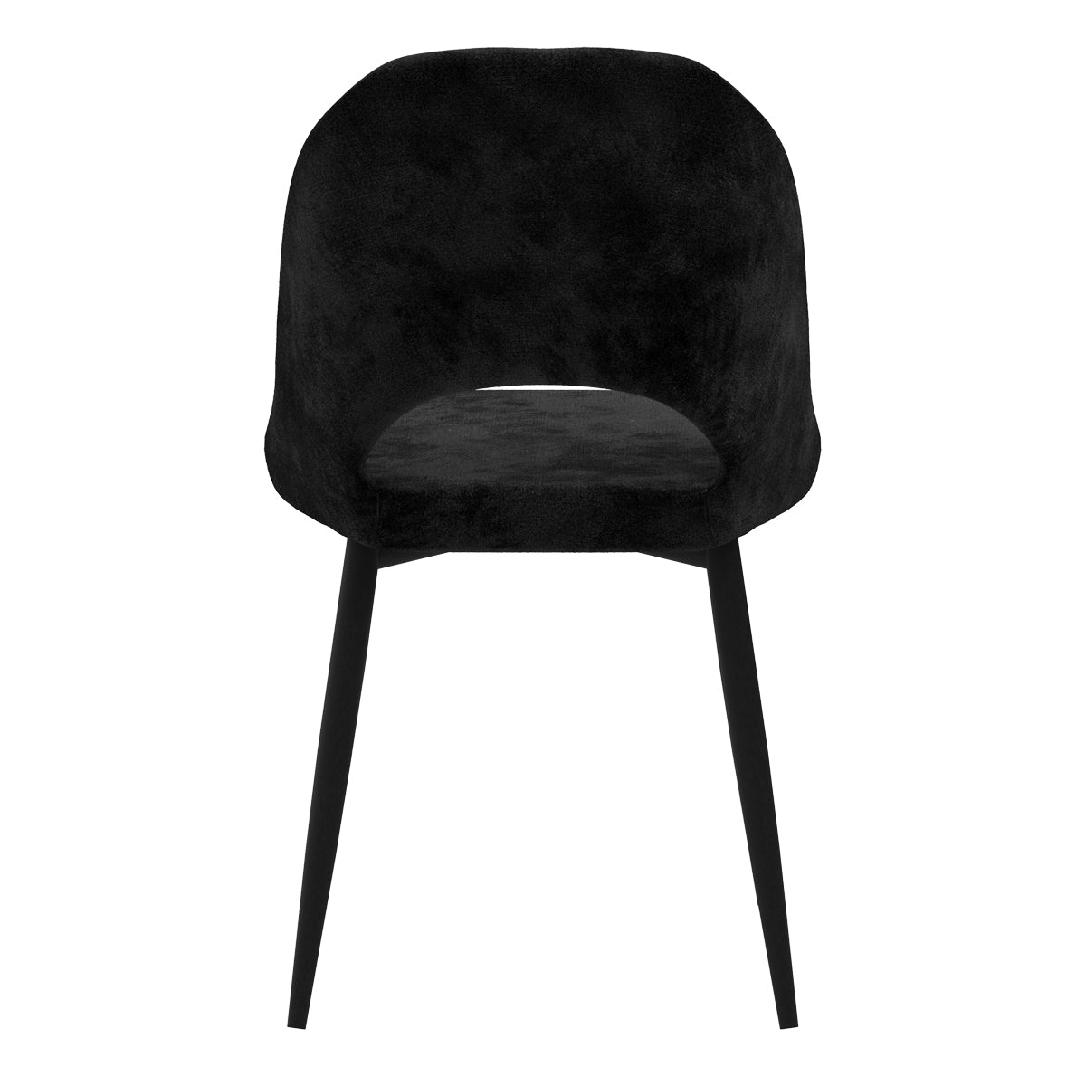acheter assise noire velours pieds metal