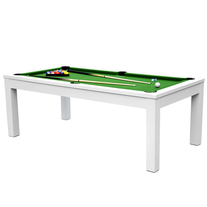 comprare tavolo da biliardo verde e bianco