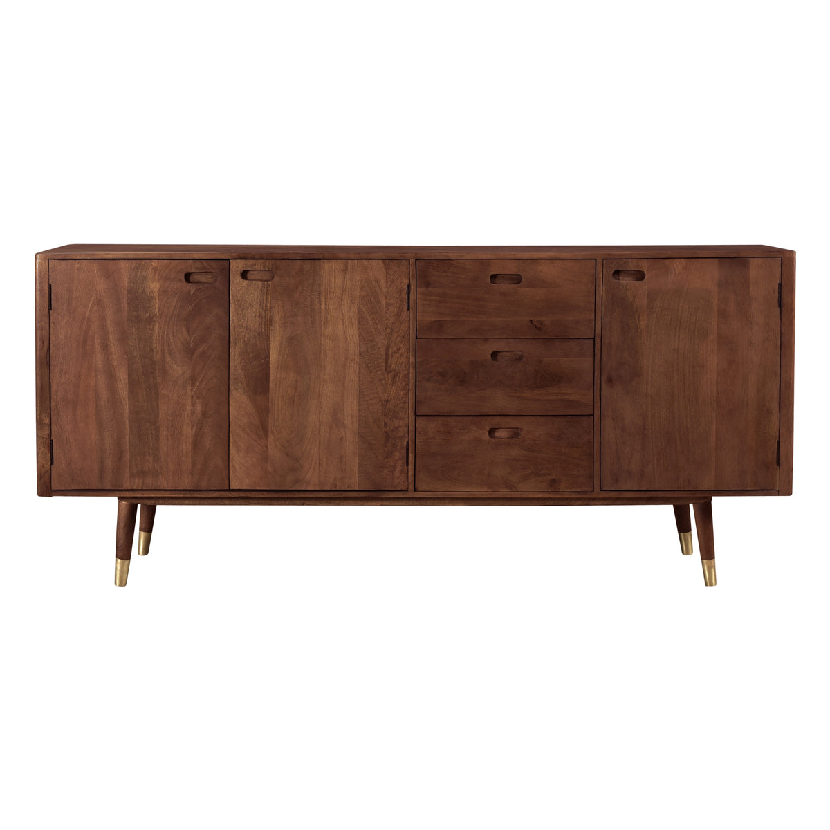 acheter buffet rectangulaire bois fonce