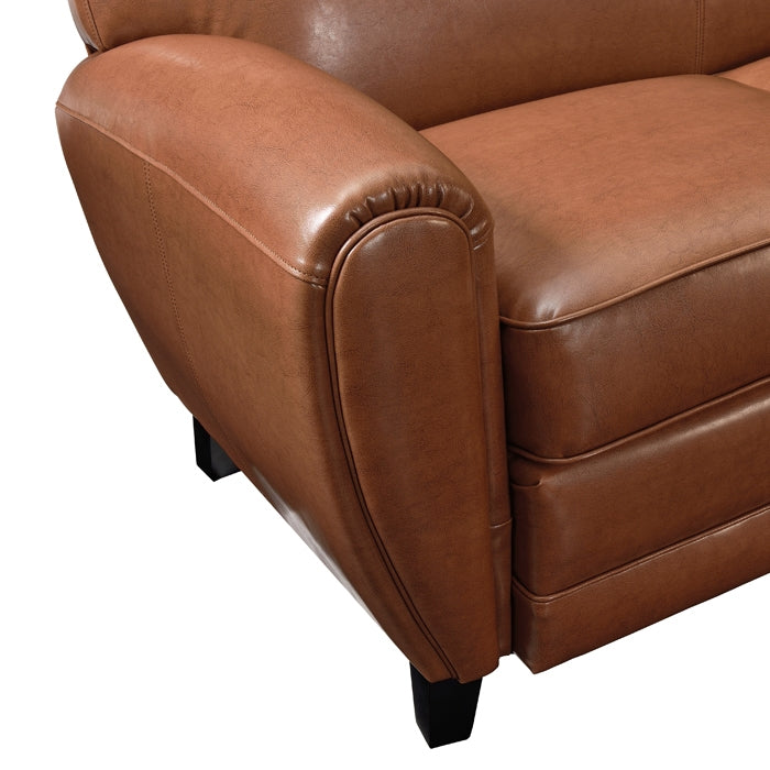 acquistare divano comfort in pelle marrone