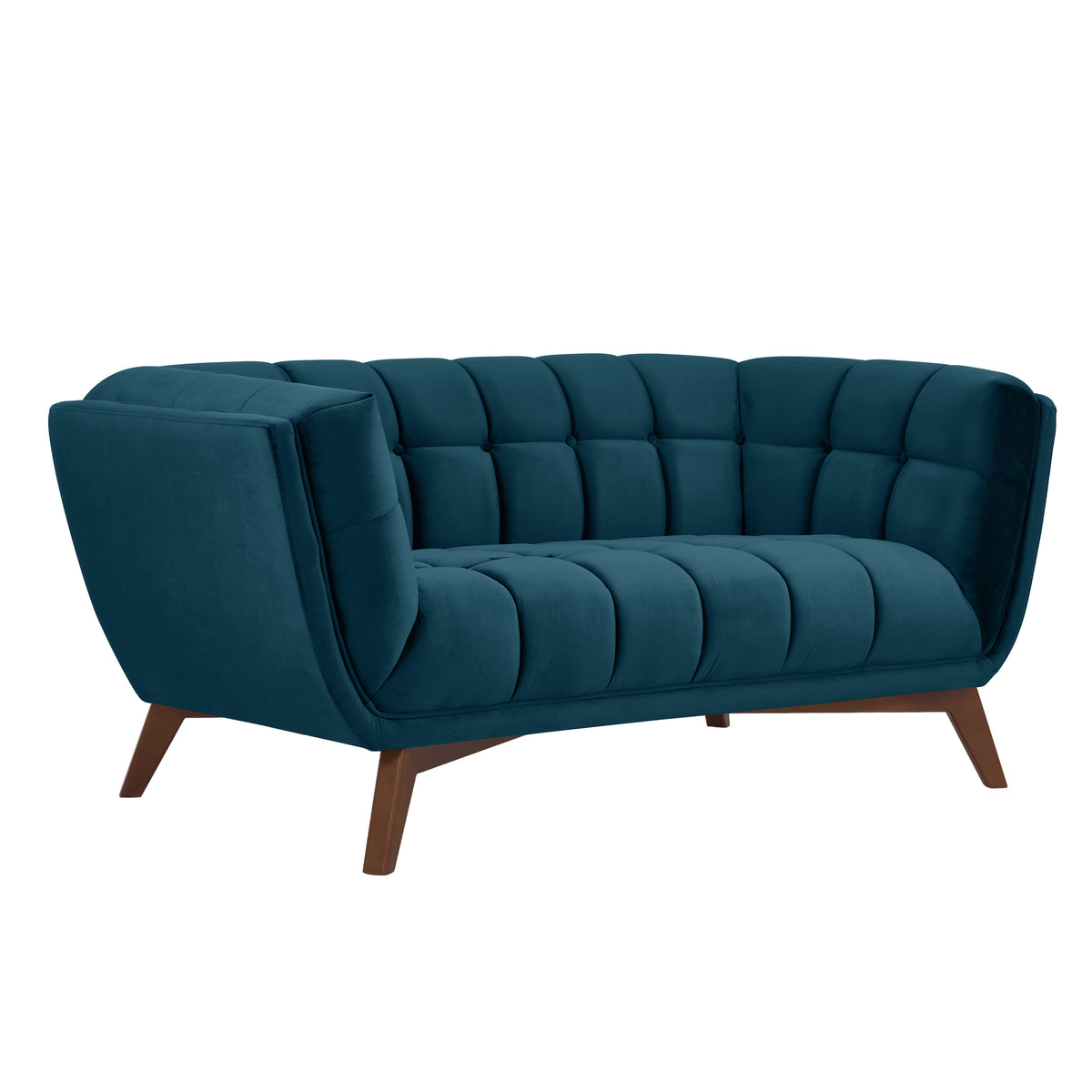 acheter canape confortable bleu velours
