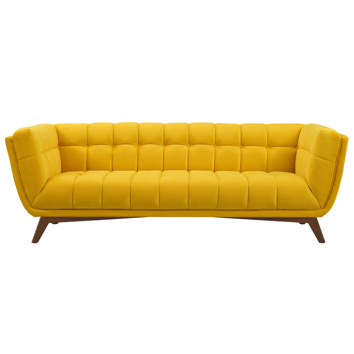 acheter canape jaune en velours design