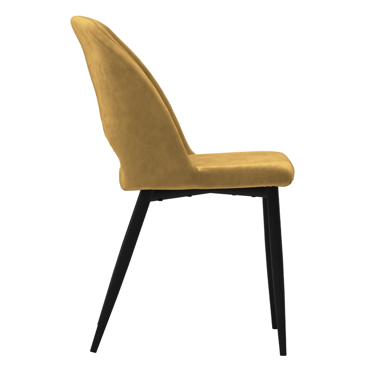 acheter chaise assise jaune pieds noir