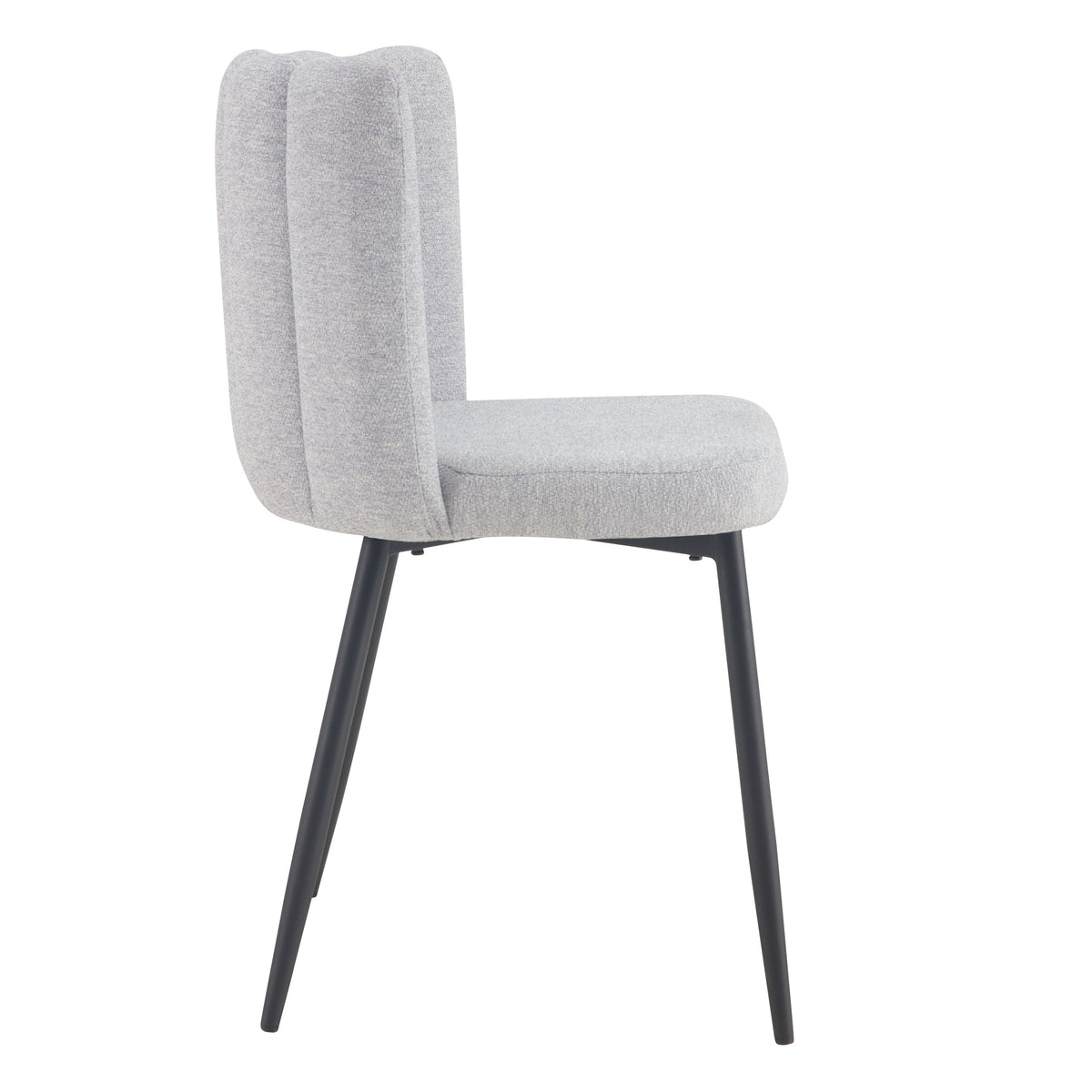 acheter chaise confortable assise tissu pieds metal