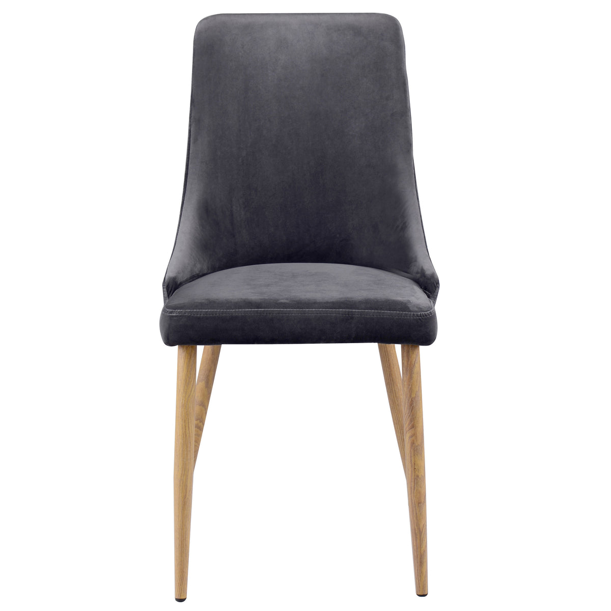 acquistare sedia confortevole grigio velluto