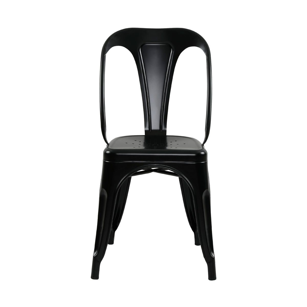acheter chaise confortable lot de 2 noire