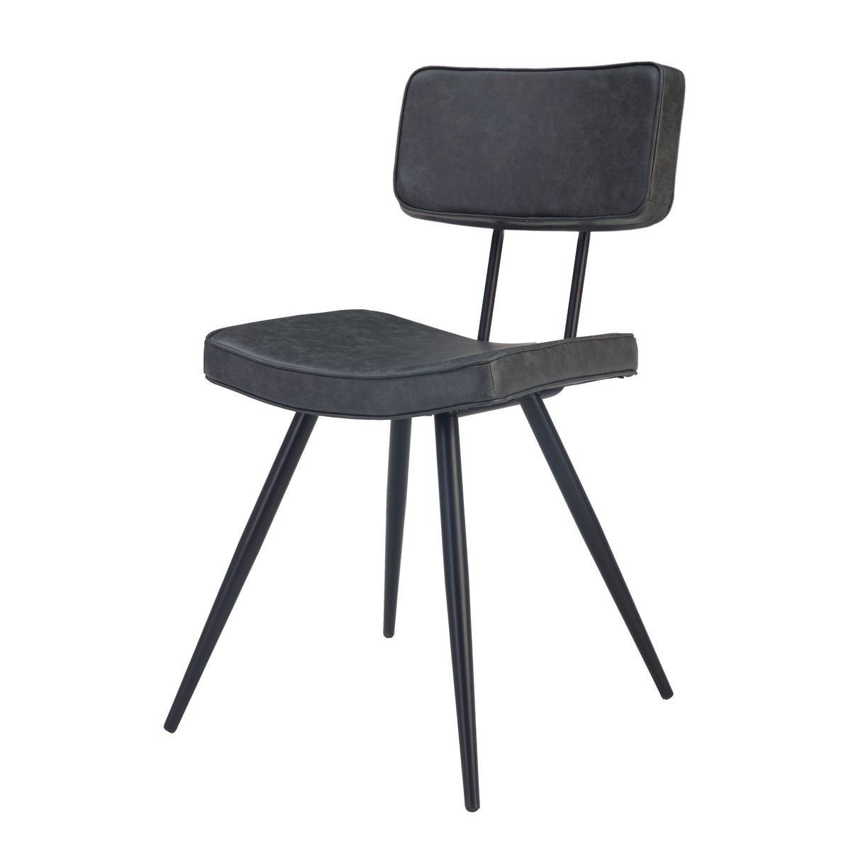 acquistare sedia nera confortevole di design