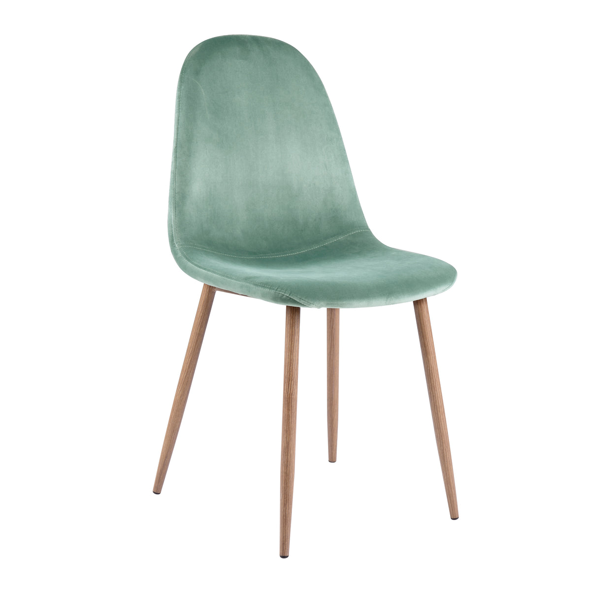 acheter chaise confortable vert d eau velours