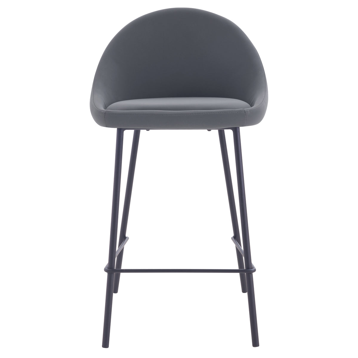 acheter chaise de bar avec dossier arrondi gris