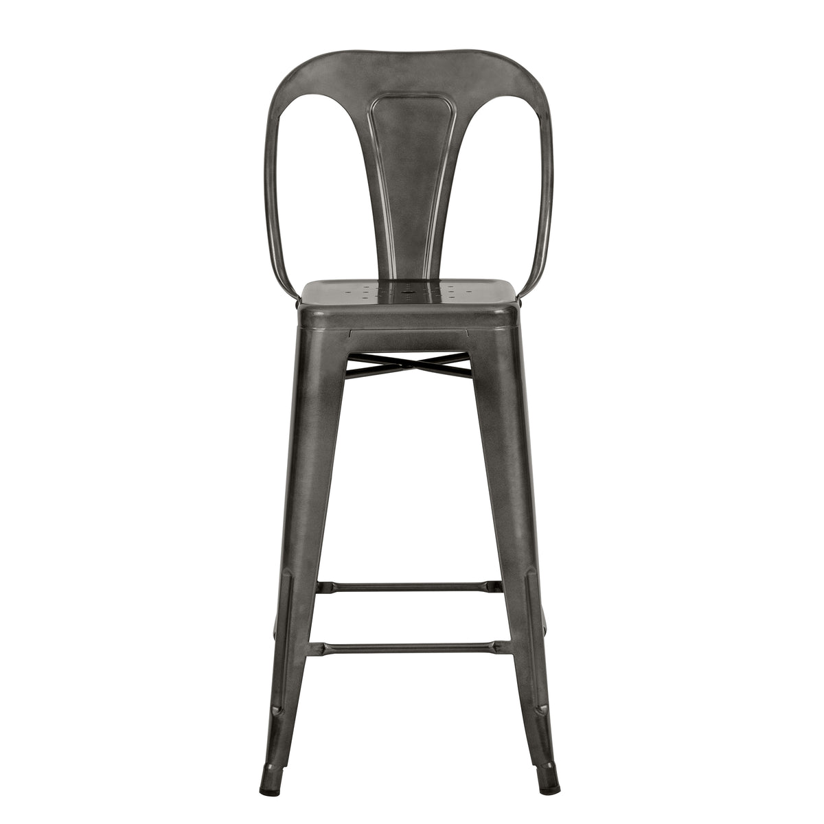 acheter chaise de bar gris design