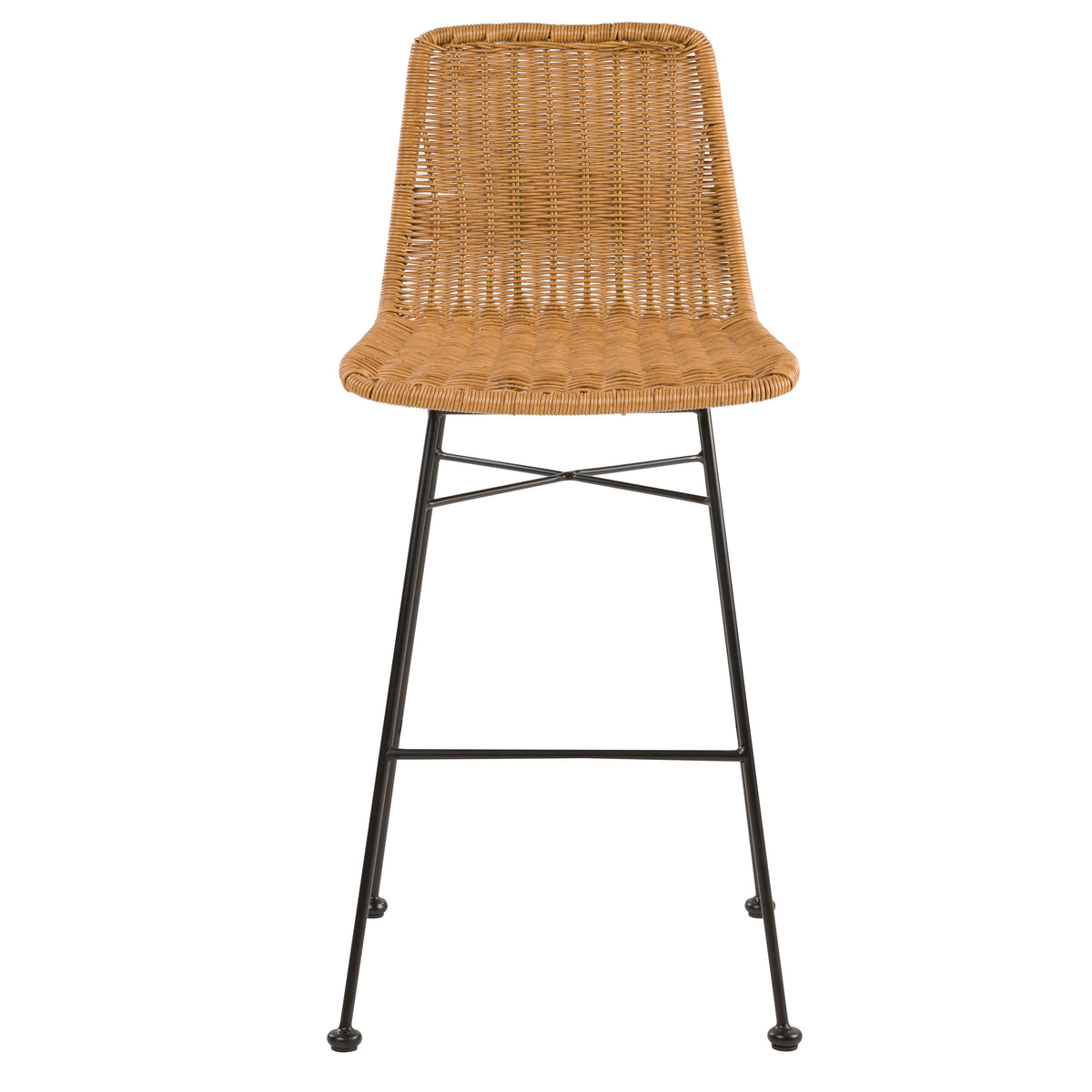 acheter chaise de bar lot de 2 assise en resine naturelle