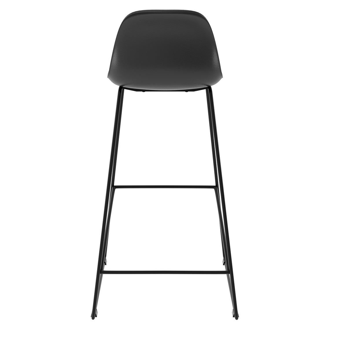 acheter chaise de bar noire lot de 2