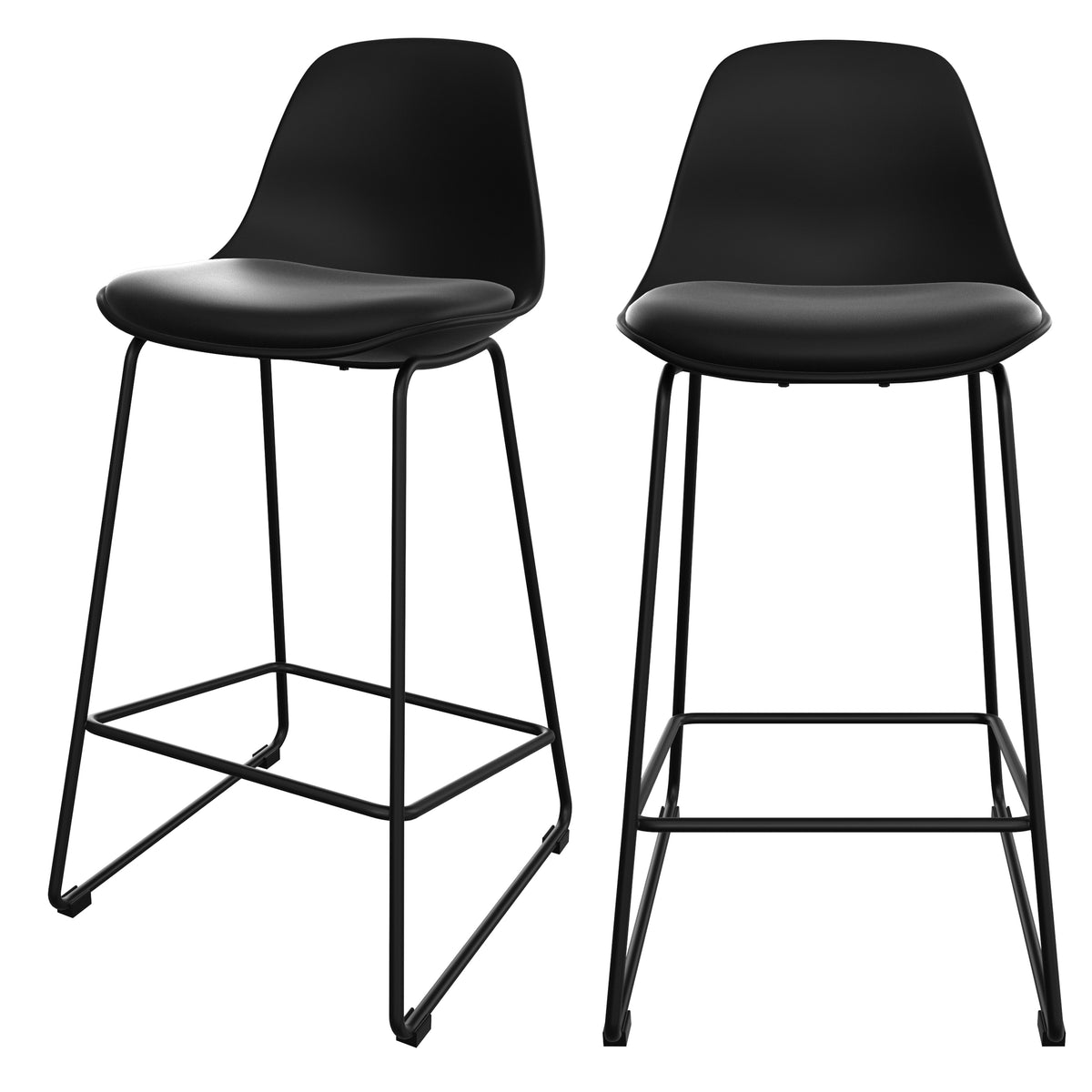 acheter chaise de bar noires scandi pratiques
