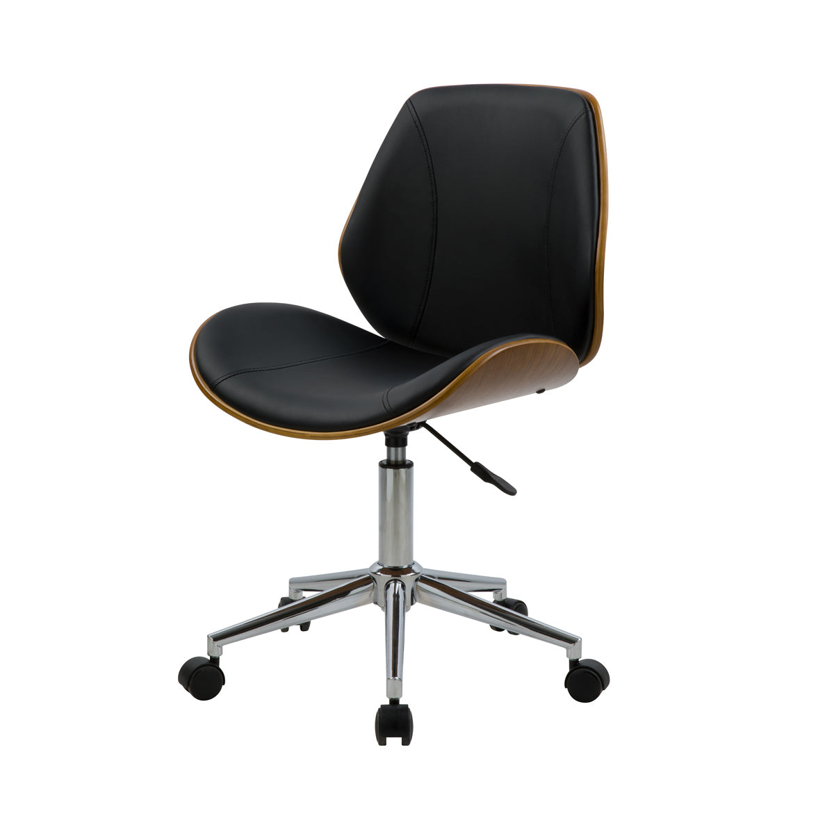 acheter chaise de bureau archie noire bois