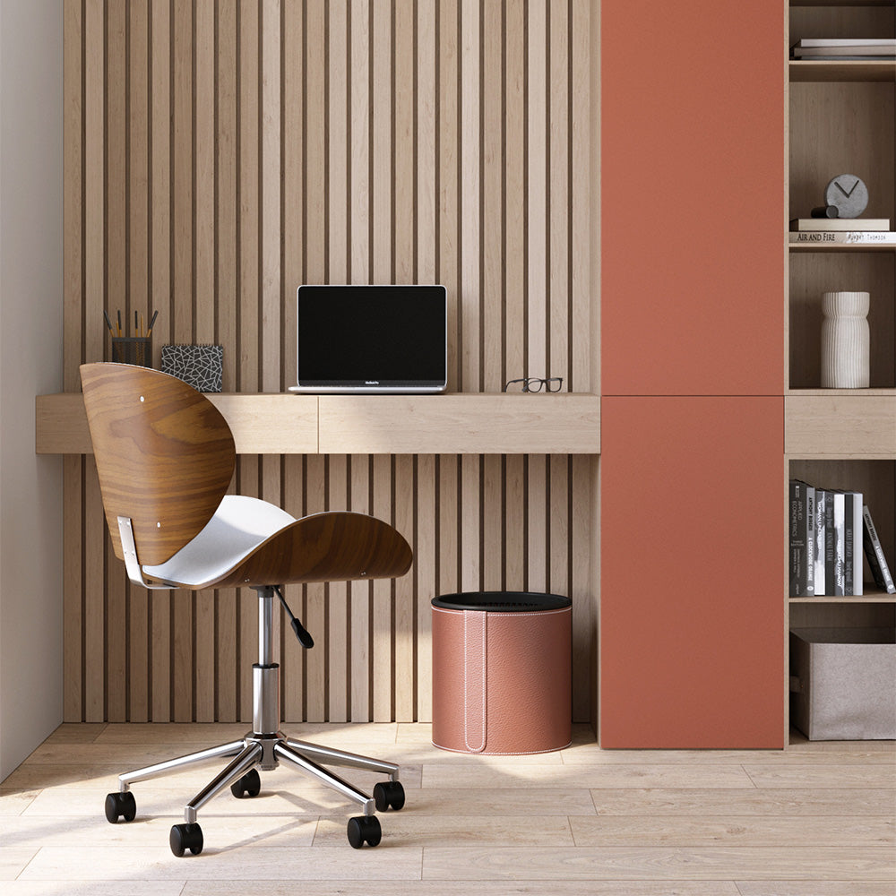 acheter chaise de bureau blanche en pu hauteur reglable