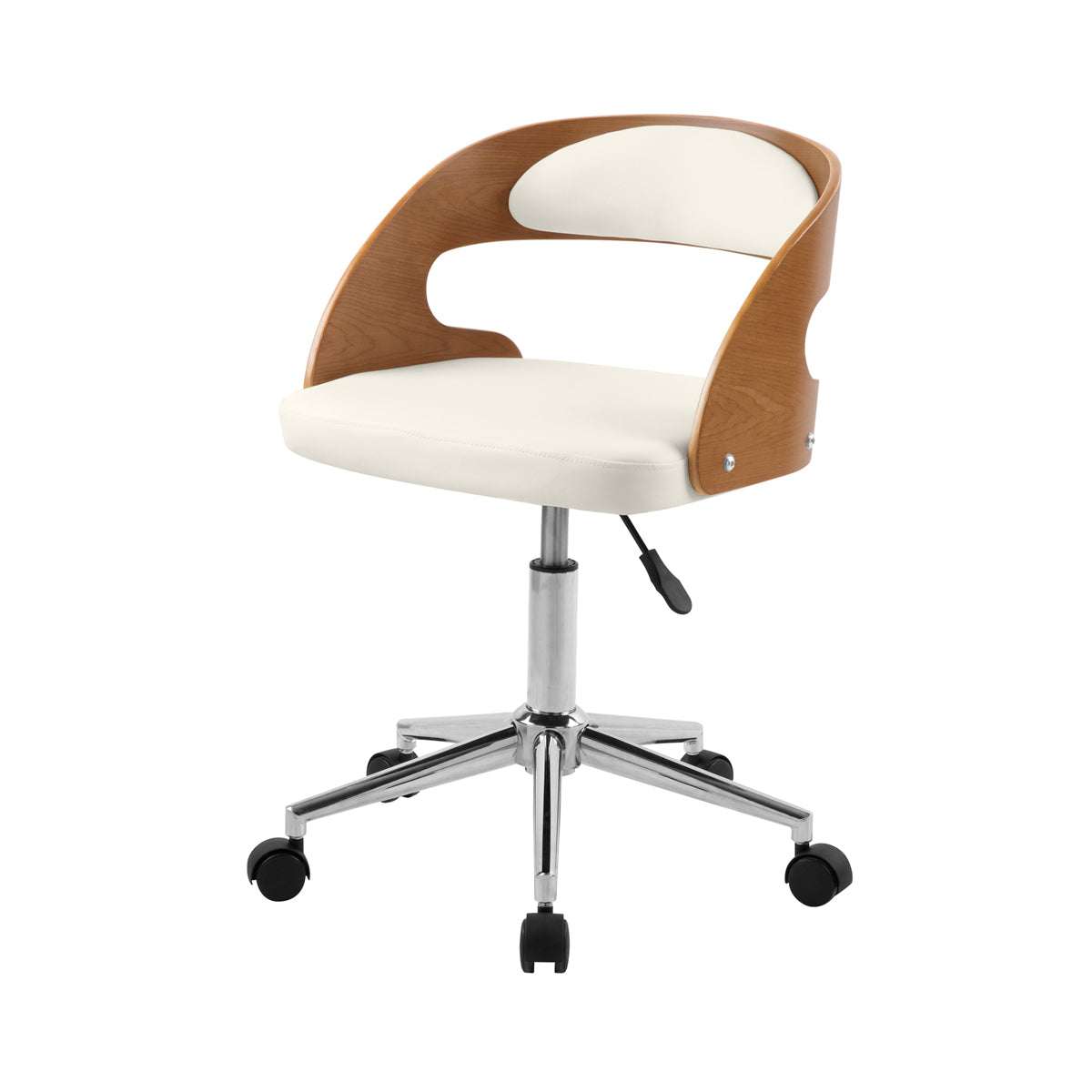 acheter chaise de bureau blanche louis bois