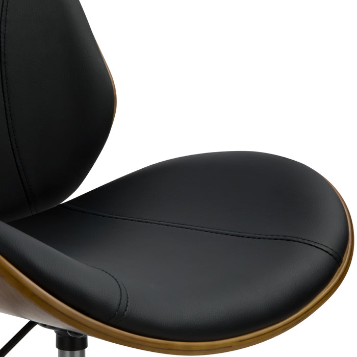 comprare sedia da ufficio vintage in legno scuro