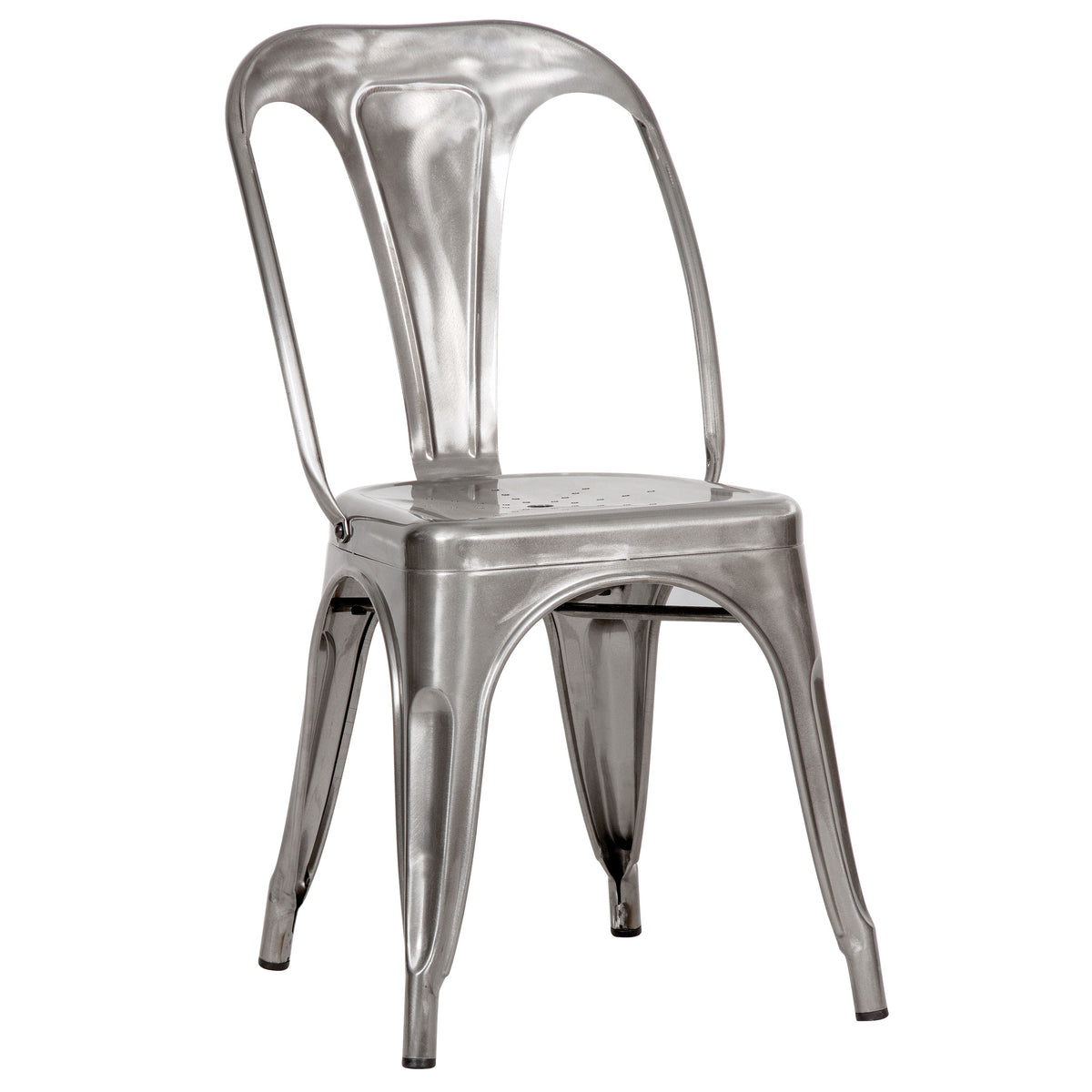 acquistare sedia di design grigio cromo