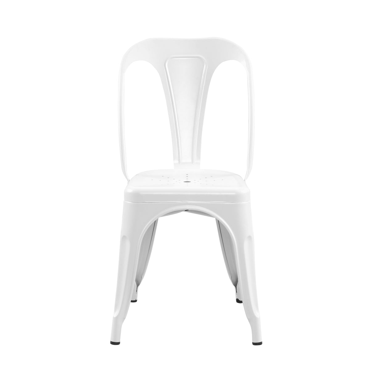 acquistare sedie in metallo bianco impilabili