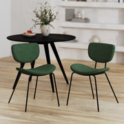 Acheter chaise verte lot de 2 Verner – Maison Pavane