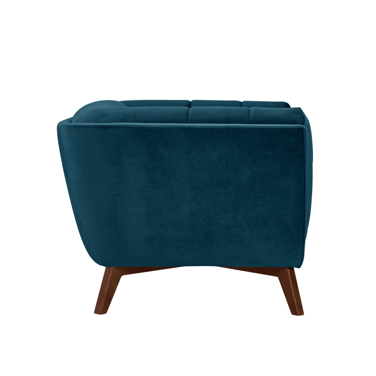 acheter fauteuil art deco bleu velours
