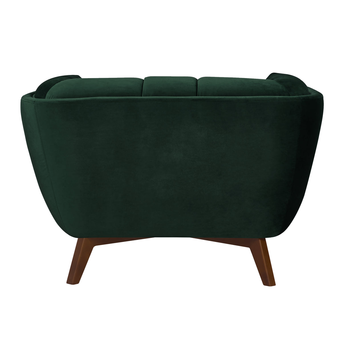 acheter fauteuil confortable vert et bois fonce
