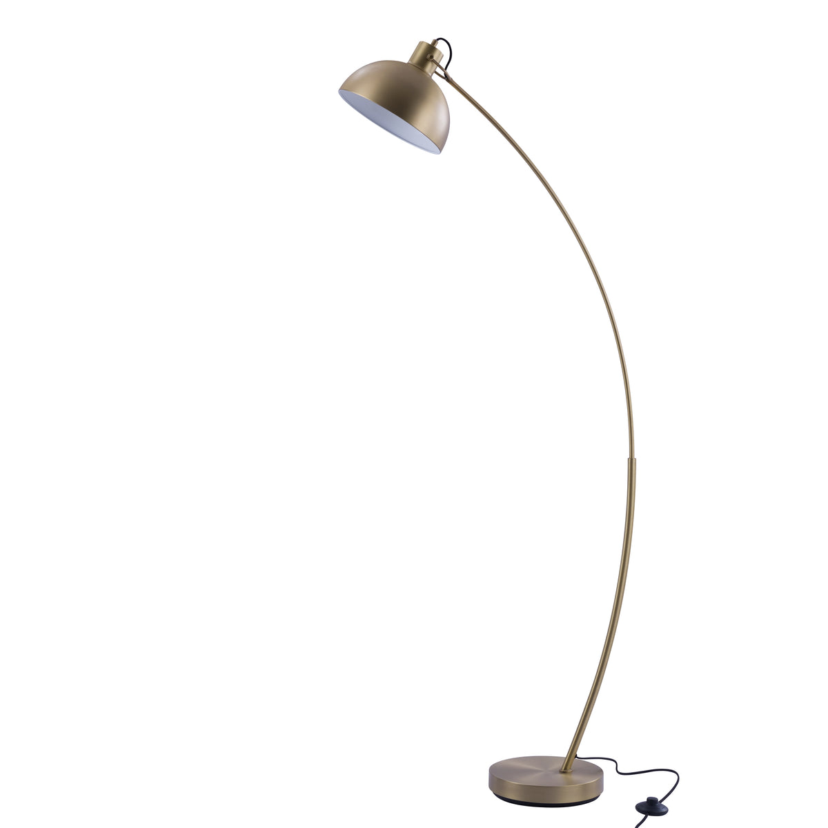 acheter lampadaire dore en metal